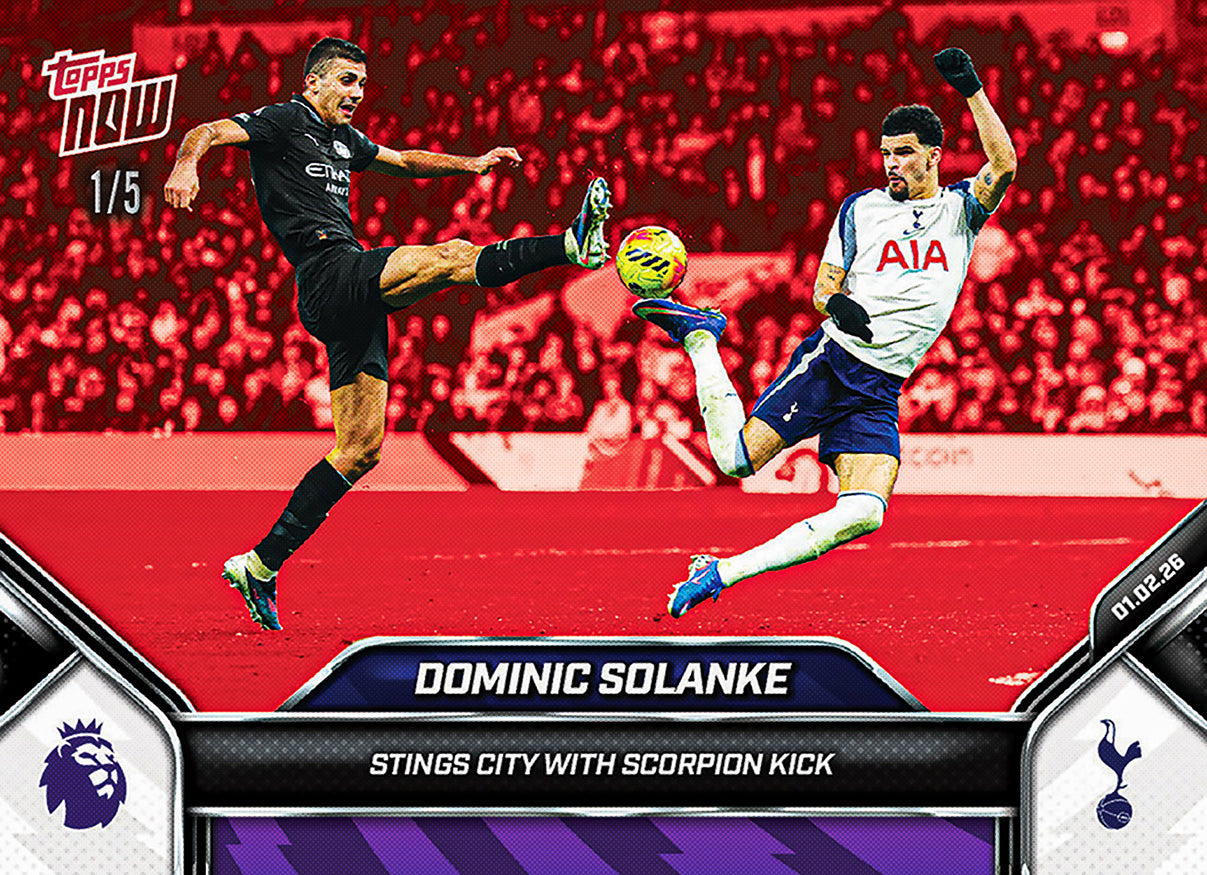 Dominic Solanke - 2025-26 Premier League Topps NOW - Card 125 - PR: 796 - Image 4