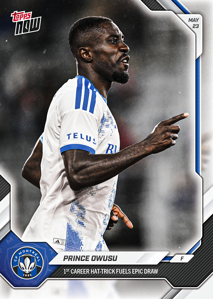 Prince Owusu - 2026 MLS Topps NOW - Card 50 - PR: 83