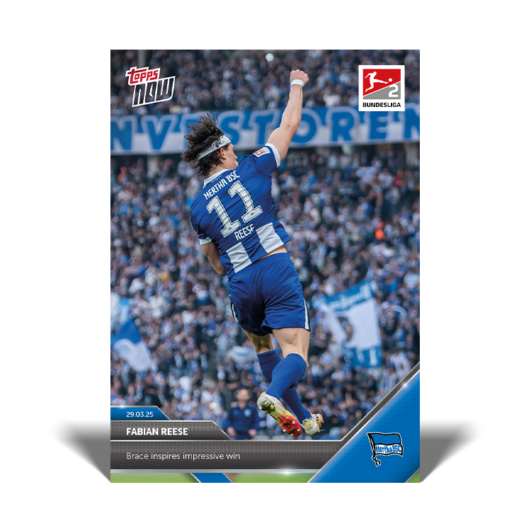 Fabian Reese - 2024-25 Bundesliga Topps NOW Card 154 - PR: 320