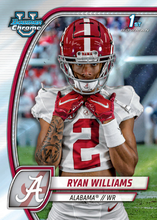 2024 Bowman University Chrome Football - Hobby Box - Image 3