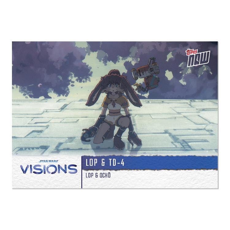 2021 Star Wars Visions TOPPS NOW - 5-Card Pack - Lop & Ocho - PR: 466 - Image 5