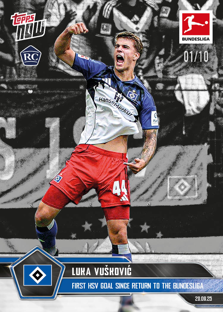 Luka Vušković - 2025-26 Bundesliga Topps NOW - Card 24 - PR: 1885 - Image 4