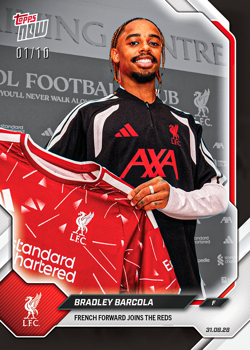 Bradley Barcola - 2026-27 Liverpool FC Topps NOW - Card 1 - Image 4
