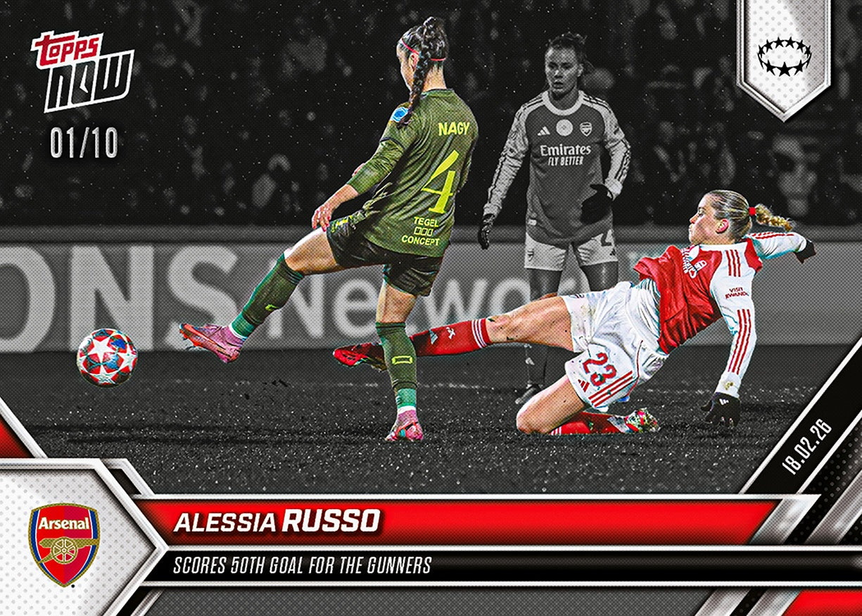 Alessia Russo - 2025-26 UWCL Topps NOW - Card 20 - PR: 440 - Image 4