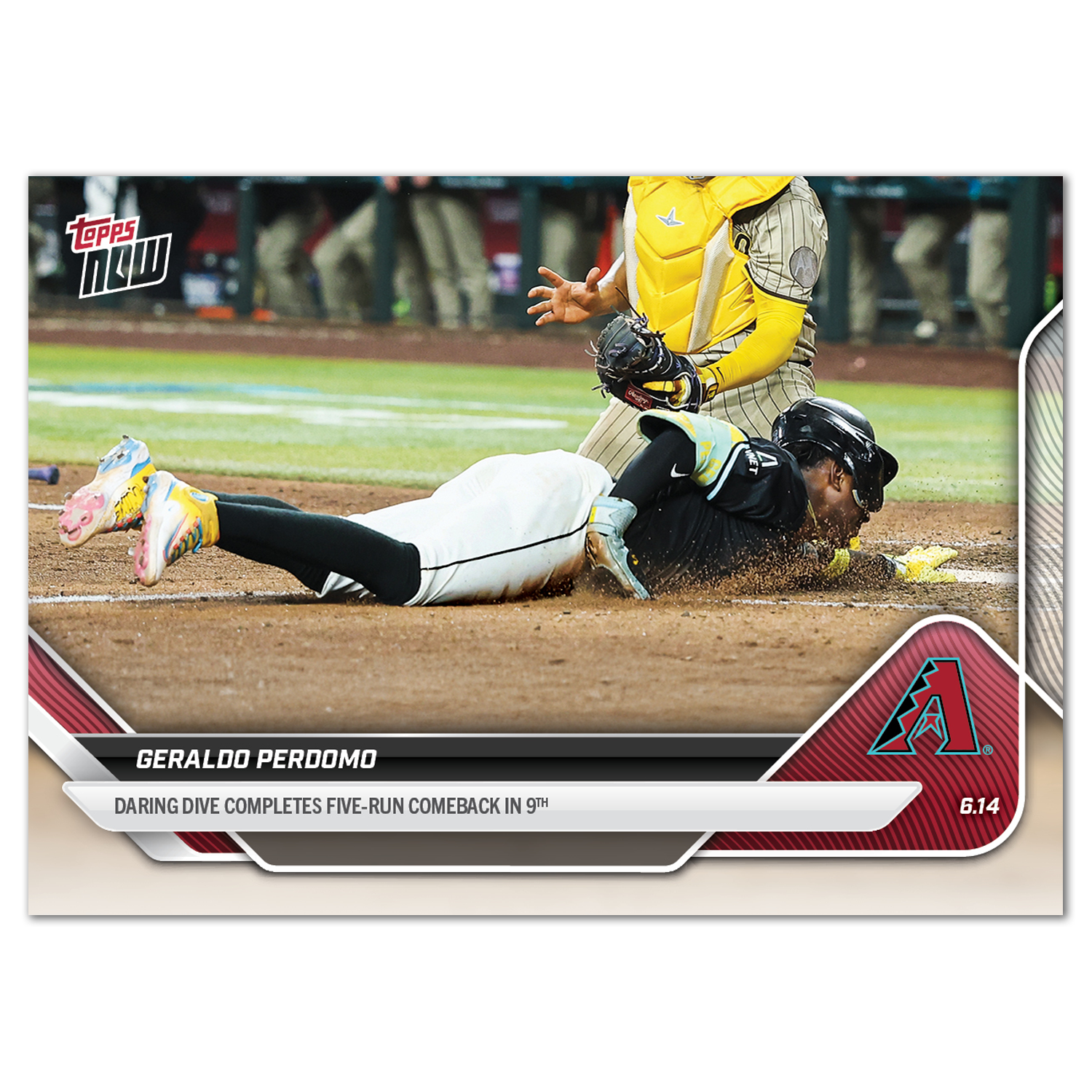 Geraldo Perdomo - 2025 MLB Topps NOW - Card 297 - PR: 648