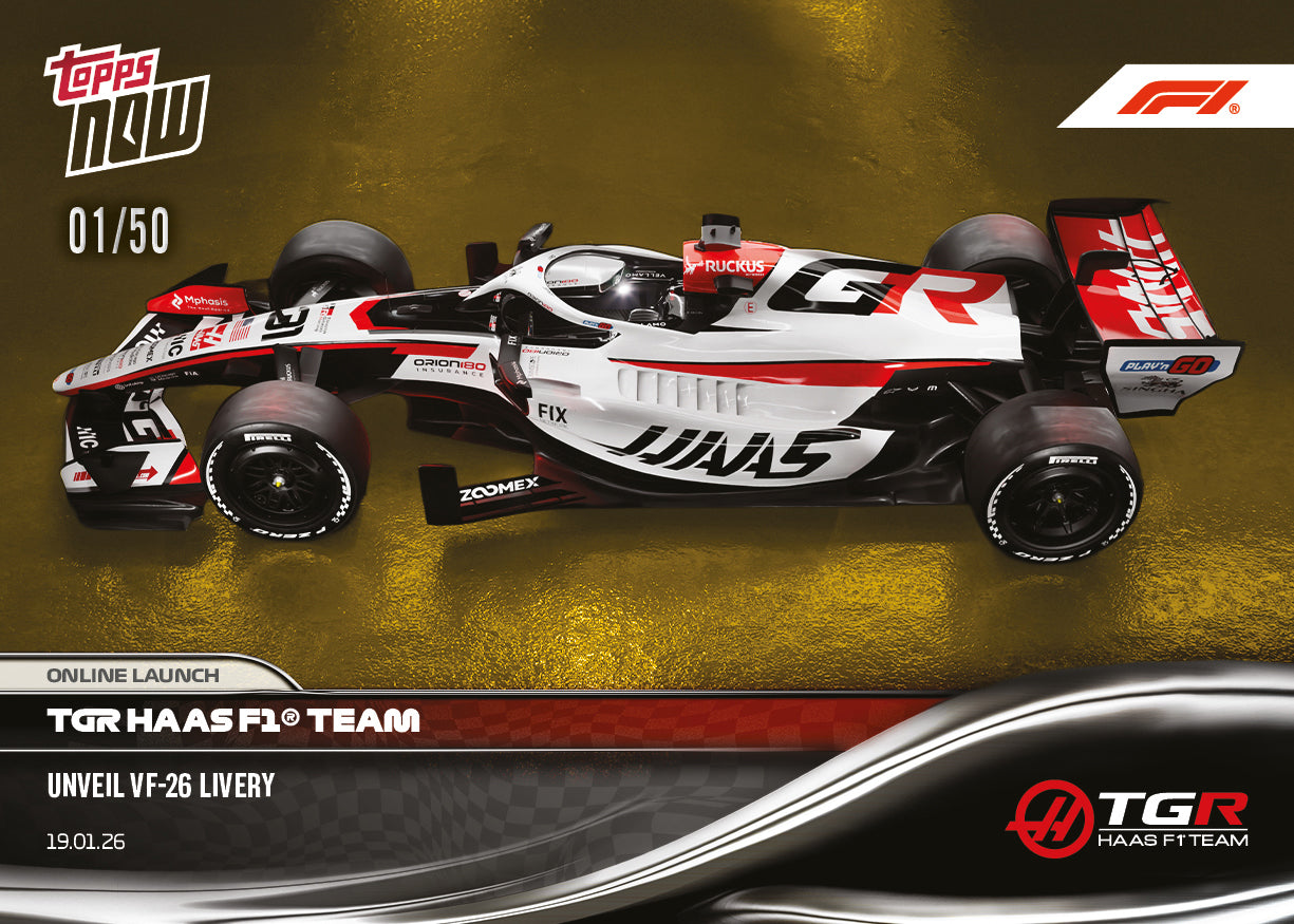 MoneyGram Haas F1 Team - 2026 Formula 1 Topps NOW - Card 6 - PR: 1411 - Image 7