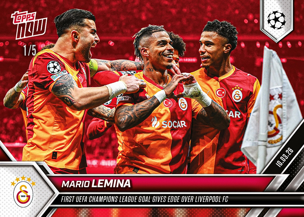 Mario Lemina - 2025-26 UCL Topps NOW - Card 101 - PR: 364 - Image 3