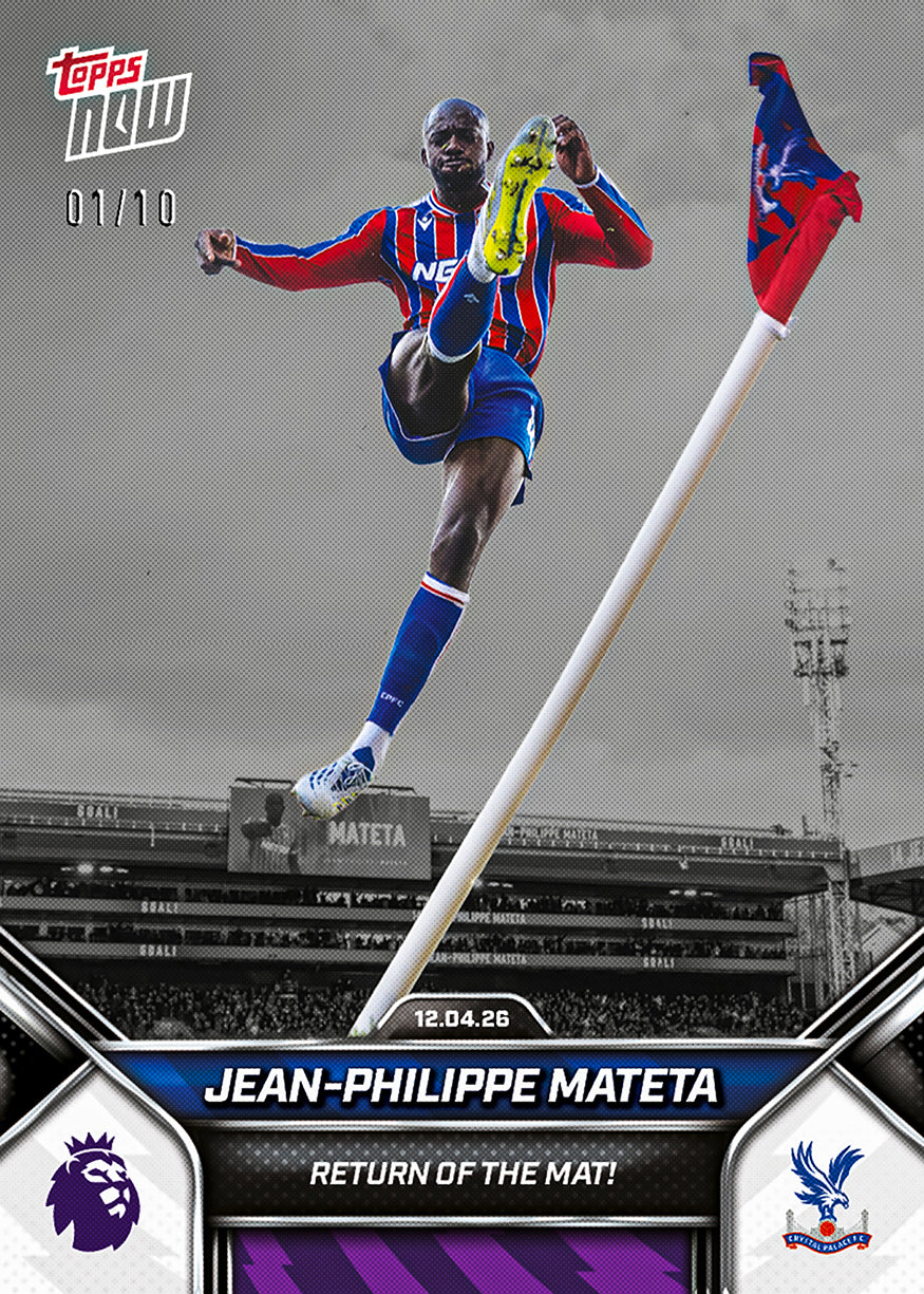 Jean-Philippe Mateta - 2025-26 Premier League Topps NOW - Card 169 - PR: 523 - Image 4