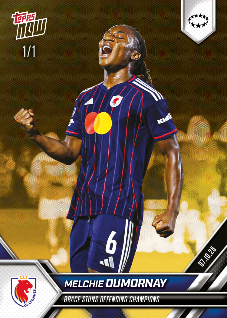 Melchie Dumornay - 2025-26 UWCL Topps NOW - Card 1 - Image 2