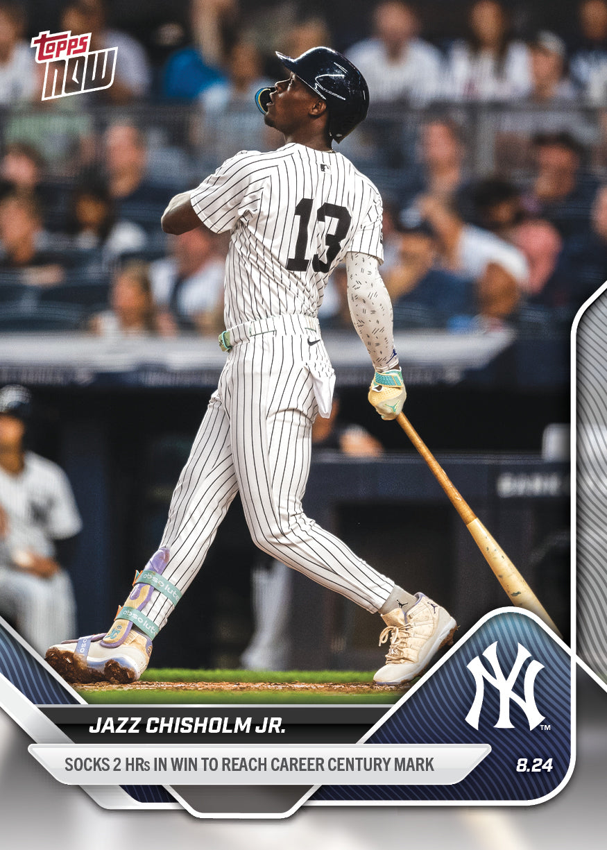 Jazz Chisholm Jr. - 2025 MLB Topps NOW - Card 606 - PR: 721