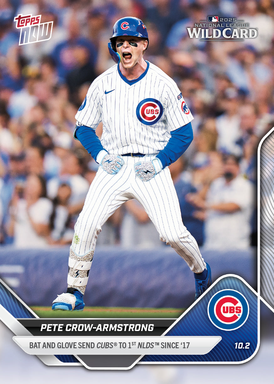 Pete Crow-Armstrong - 2025 MLB Topps NOW - Card 814 - PR: 1809