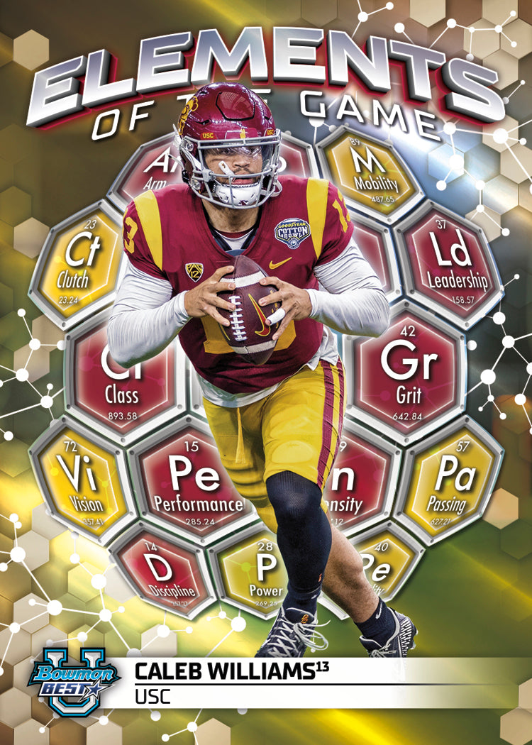 2023 Bowman University Best Football - Hobby Box - Sealed Case - Image 5