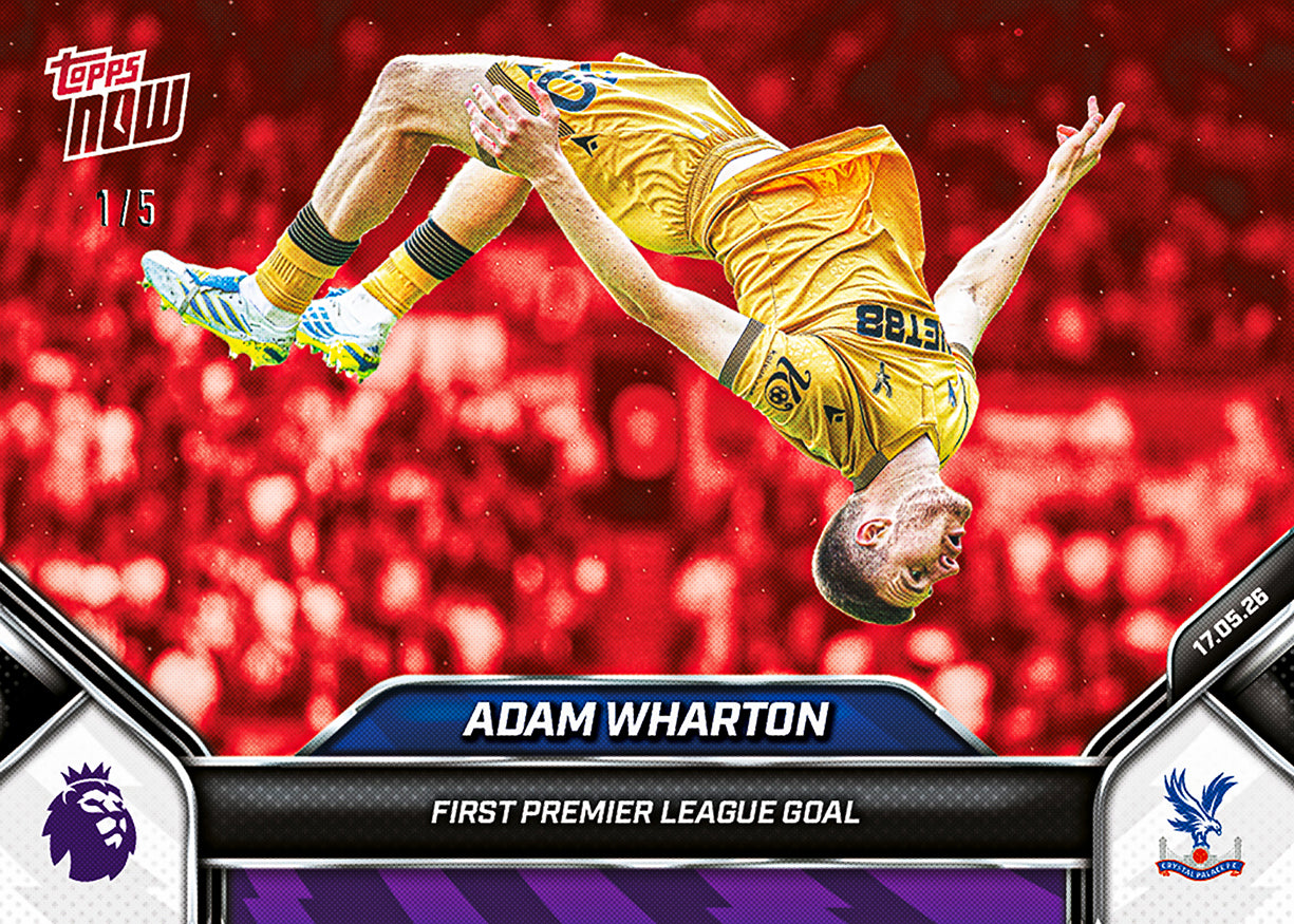 Adam Wharton - 2025-26 Premier League Topps NOW - Card 196 - PR: 1604 - Image 4
