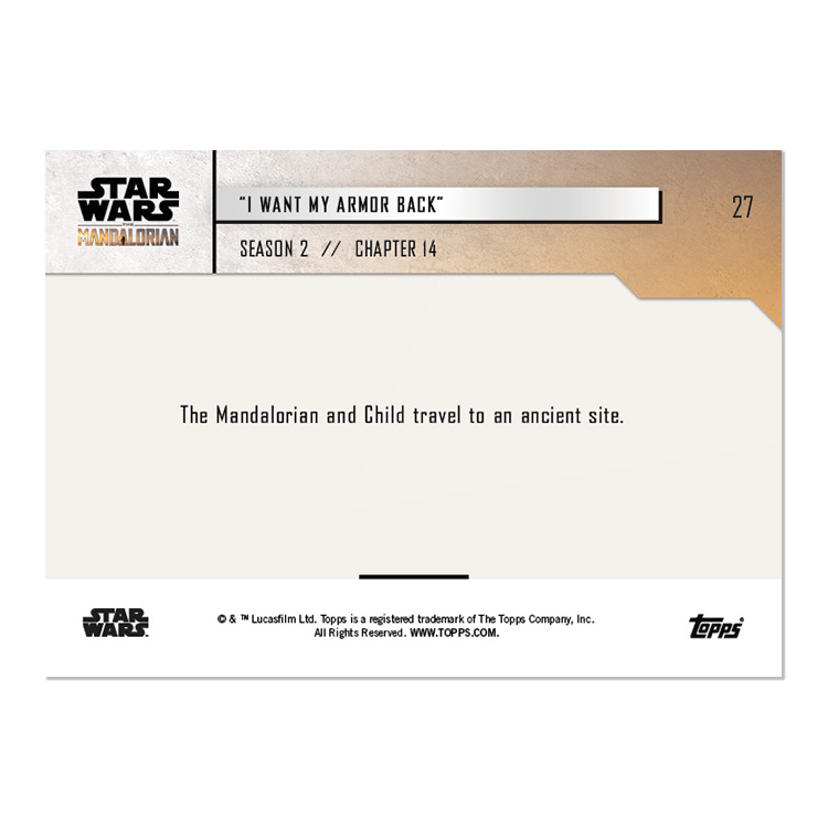 2020 Star Wars: The Mandalorian TOPPS NOW 5-Card Pack - S2 : Chapter 14 - Print Run: 1844 - Image 5