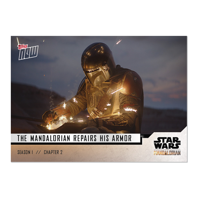Star Wars: The Mandalorian TOPPS NOW 5-Card Pack - S1 : Chapter 2 - Print Run: 553 - Image 4