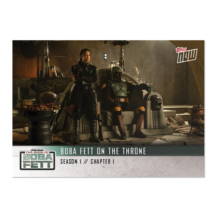 2022 Star Wars TOPPS NOW - 5-Card Pack - Book of Boba Fett Chapter 1 - PR: 2623 - Image 3
