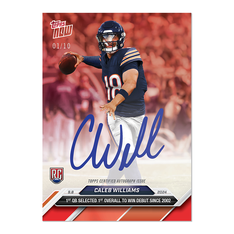 Caleb Williams - 2024 TOPPS NOW Football Card 2 - LOOK FOR AUTOS - PR: 28,262 - Image 4