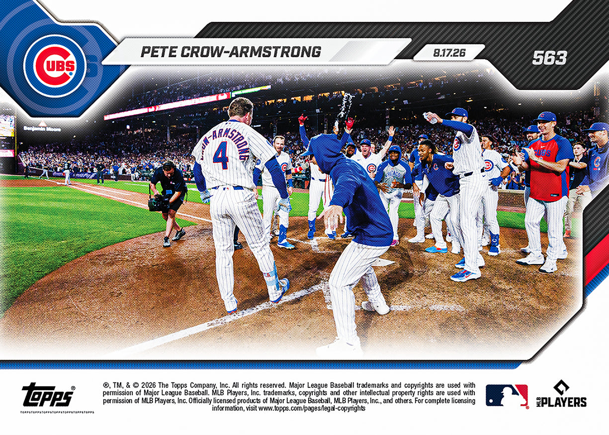 Pete Crow-Armstrong - 2026 MLB Topps NOW - Card 563 - PR: 30733 - Image 4
