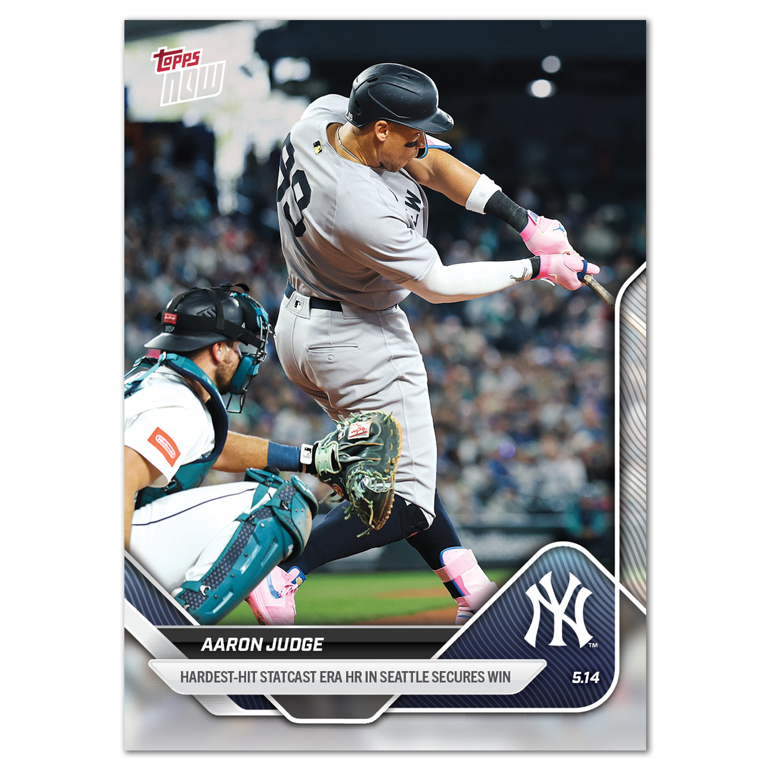 Aaron Judge - 2025 MLB Topps NOW - Card 179 - PR: 2068