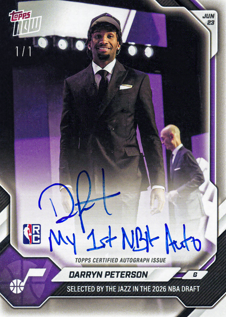 Darryn Peterson - 2026-27 NBA Topps NOW - Card DPET - PR: 23790 - Image 2