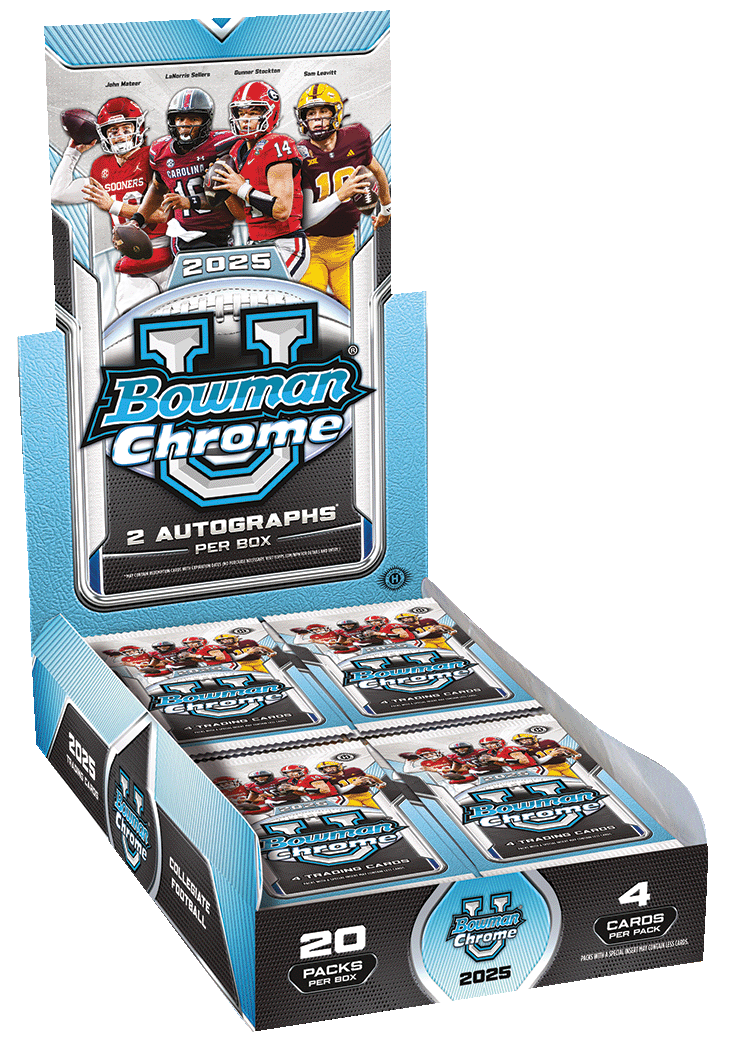2025 Bowman University Chrome Football - Hobby Box