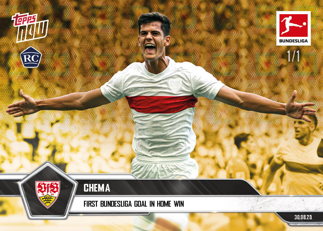 Chema Andrés - 2025-26 Bundesliga Topps NOW - Card 12 - PR: 535 - Image 2