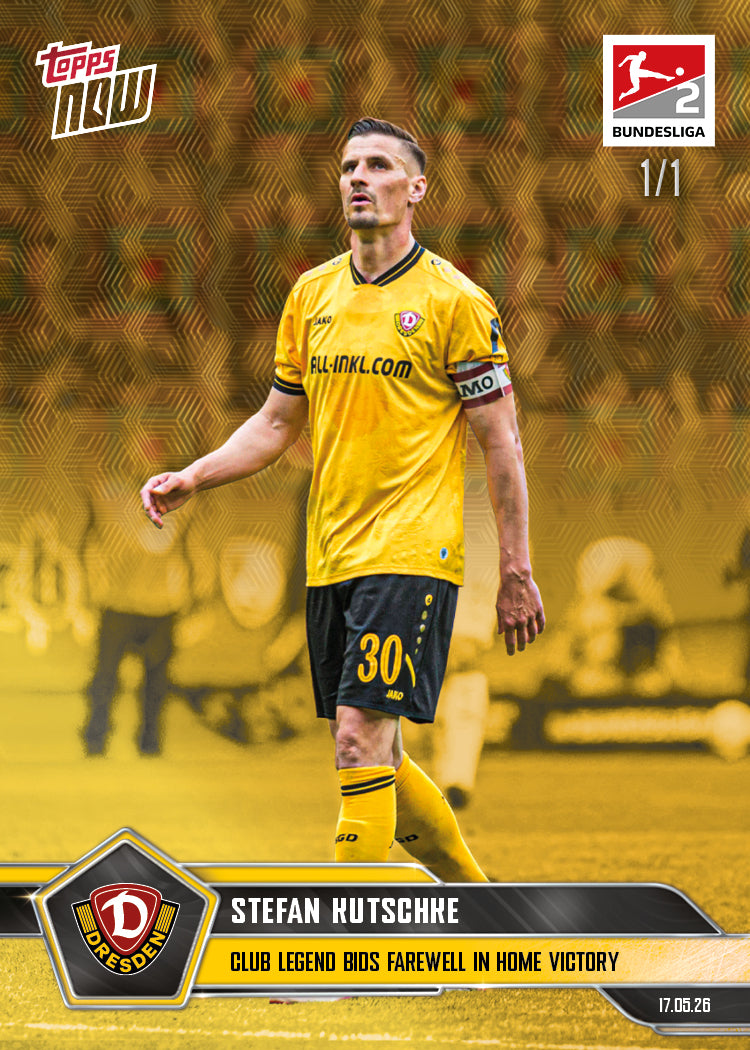 Stefan Kutschke - 2025-26 Bundesliga Topps NOW - Card 195 - PR: 1372 - Image 2
