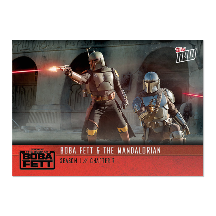 2022 Star Wars TOPPS NOW - 5-Card Pack - Book of Boba Fett Chapter 7 - PR: 1920 - Image 4