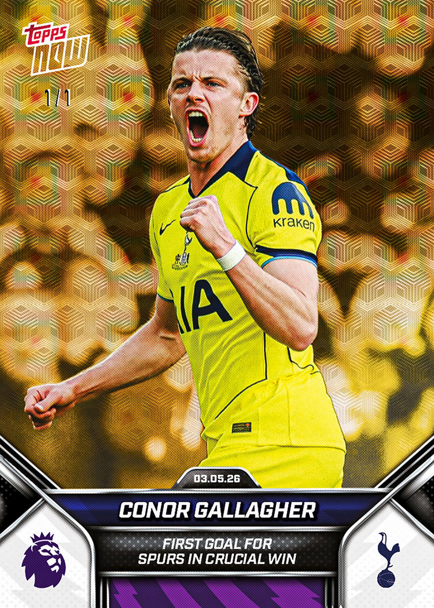Conor Gallagher - 2025-26 Premier League Topps NOW - Card 187 - PR: 434 - Image 2
