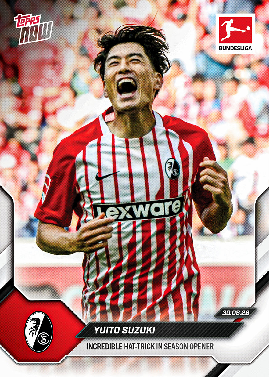 Yuito Suzuki - 2026-27 Bundesliga Topps NOW - Card 4