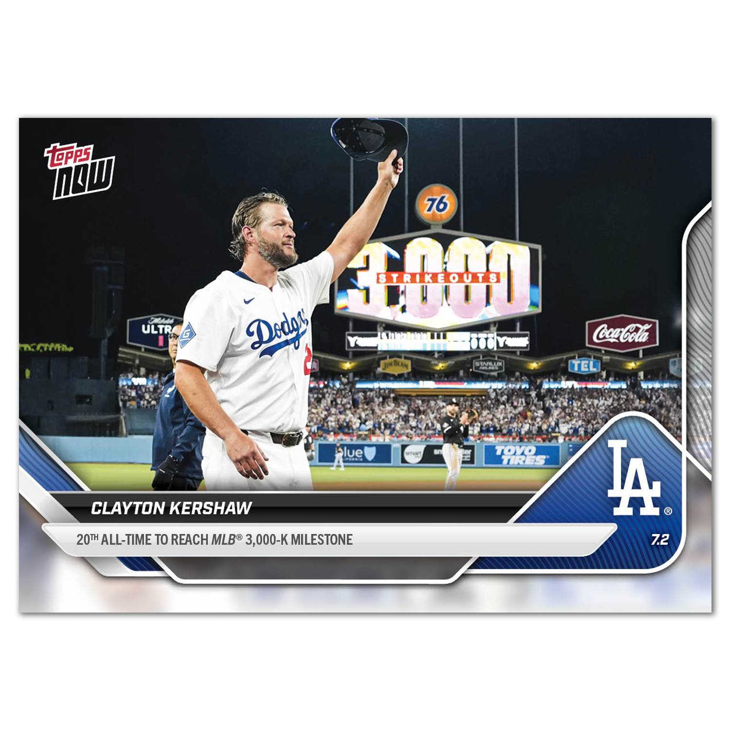Clayton Kershaw - 2025 MLB Topps NOW - Card 373 - LOOK FOR RELICS, AUTOS & AUTO-RELIC - PR: 63363 - Image 5