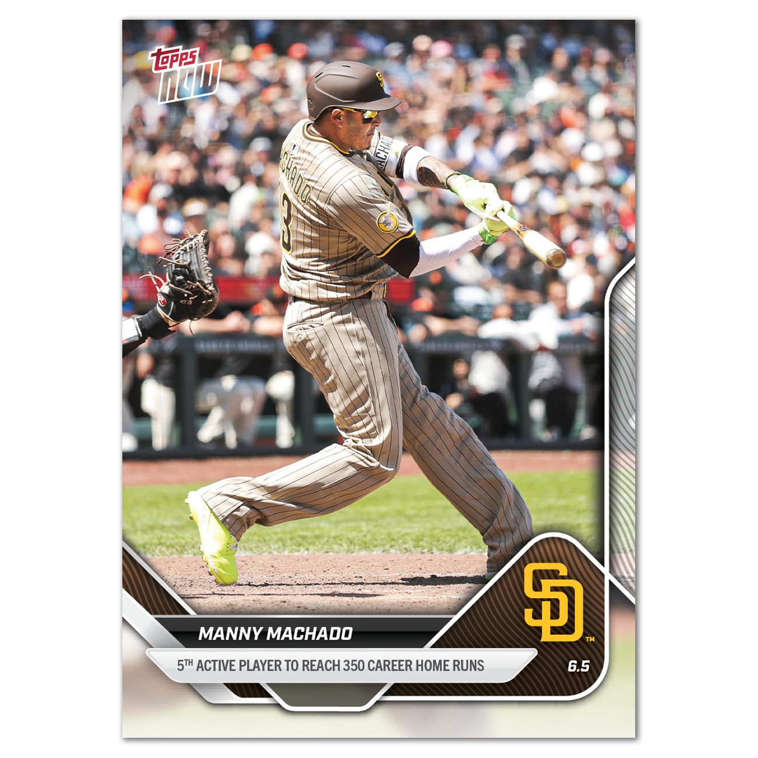 Manny Machado - 2025 MLB Topps NOW - Card 261 - PR: 988