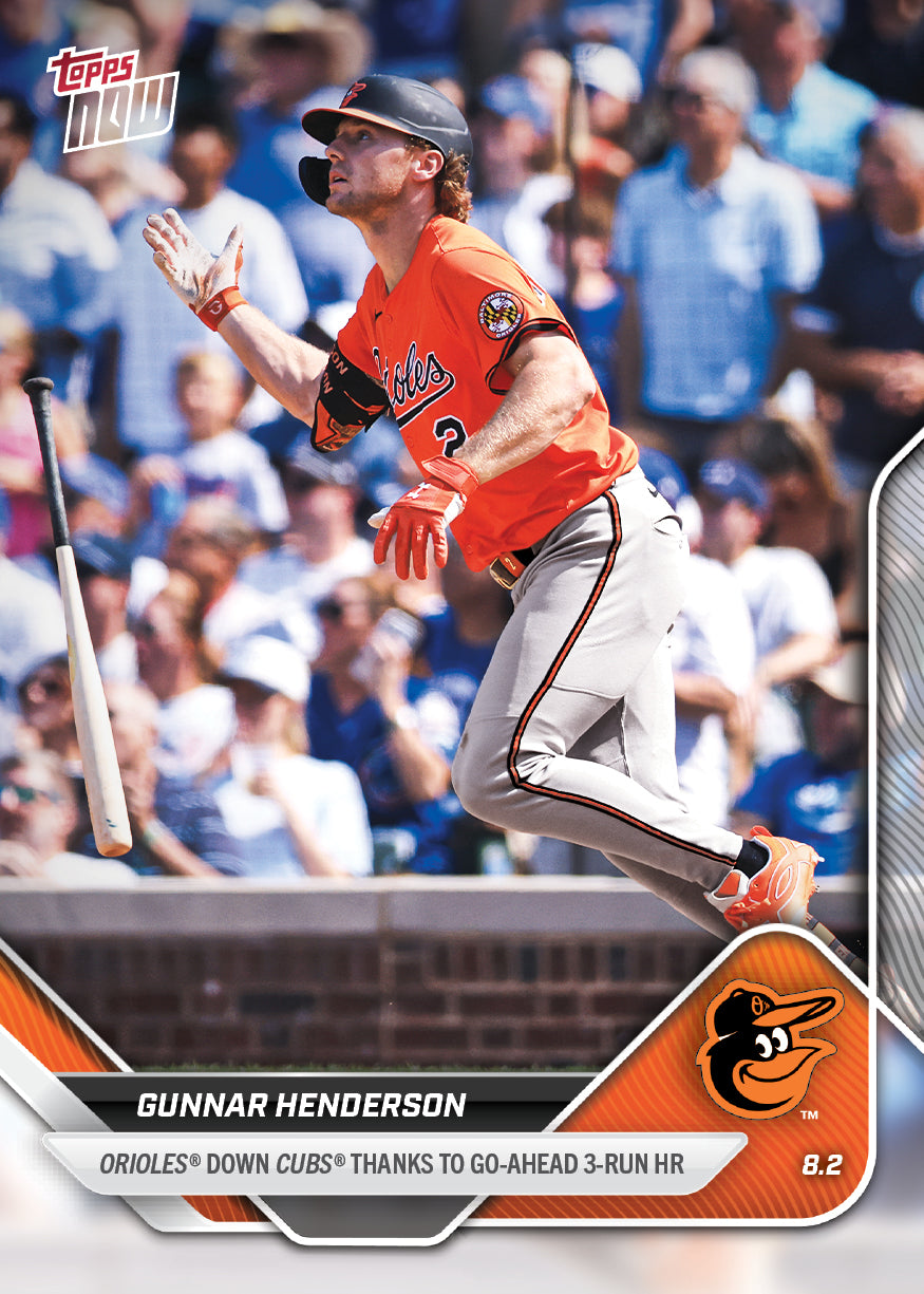 Gunnar Henderson - 2025 MLB Topps NOW - Card 503 - PR: 660