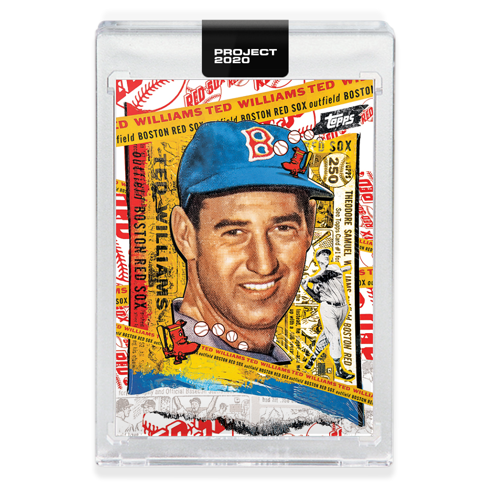 Topps PROJECT 2020 Card 122 - 1954 Ted Williams by Tyson Beck - Print Run: 9507