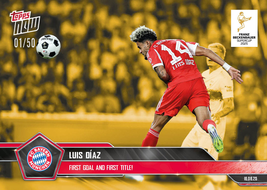 Luis Díaz - 2025-26 Bundesliga Topps NOW Card 3 - PR: 411 - Image 6