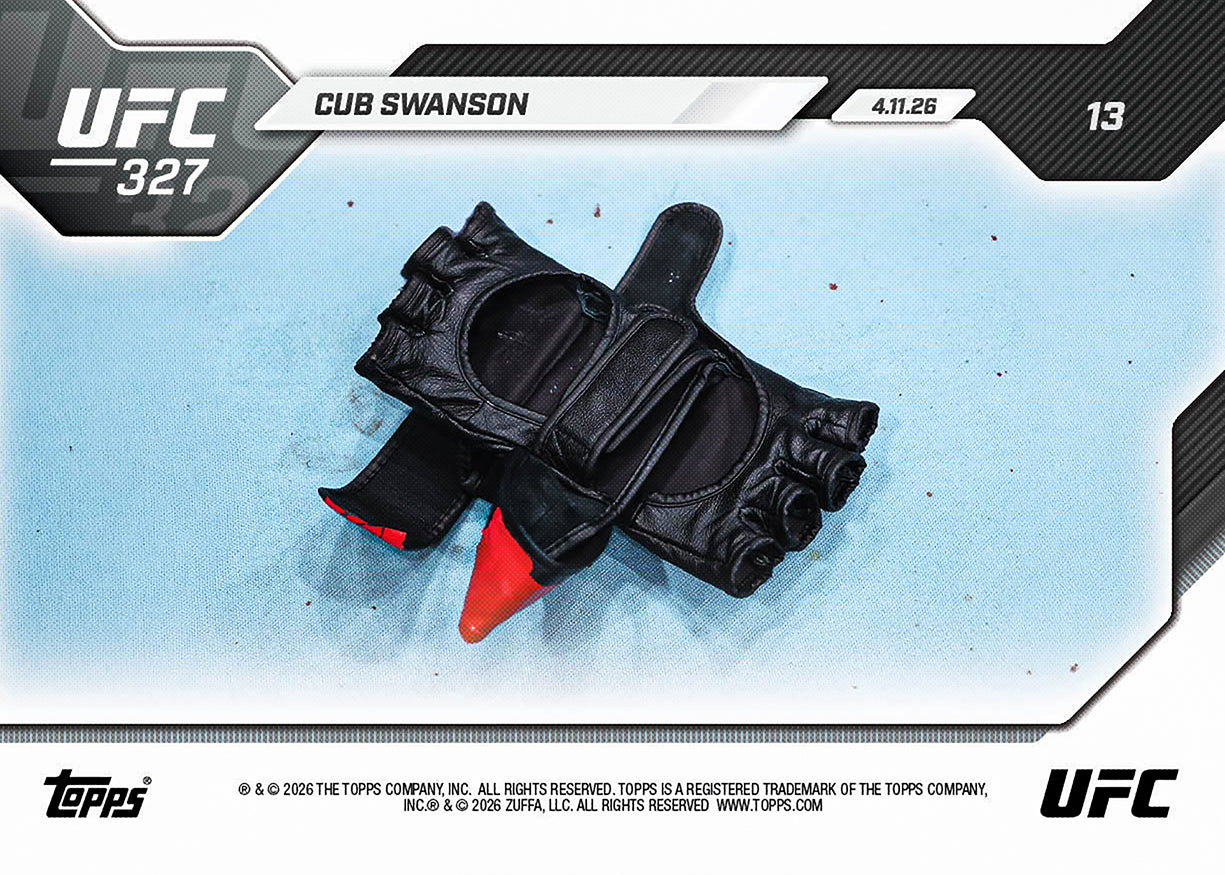 Cub Swanson - 2026 UFC Topps NOW - Card 14 - PR: 860 - Image 2