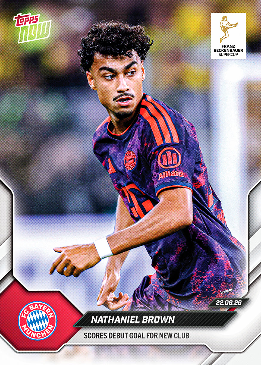 Nathaniel Brown - 2026-27 Bundesliga Topps NOW - Card 2 - PR: 1147