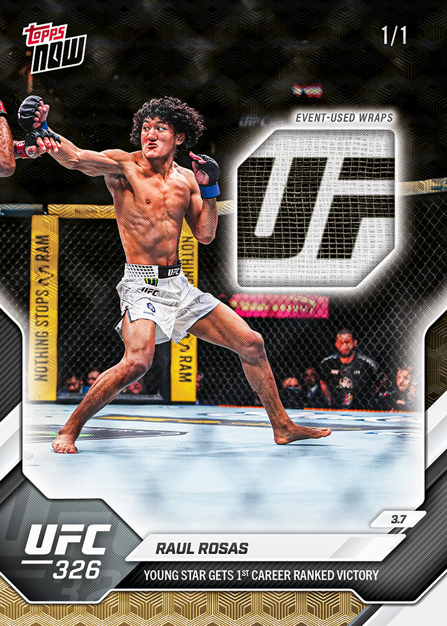 Raul Rosas - 2026 UFC Topps NOW - Card 9 - PR: 671 - Image 2