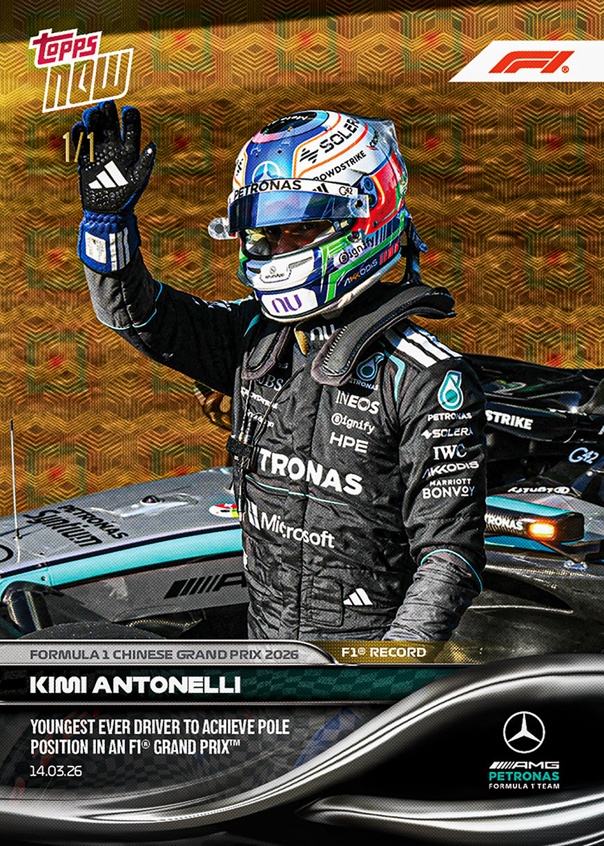 Kimi Antonelli - 2026 Formula 1 Topps NOW - Card 17 - PR: 9379 - Image 2
