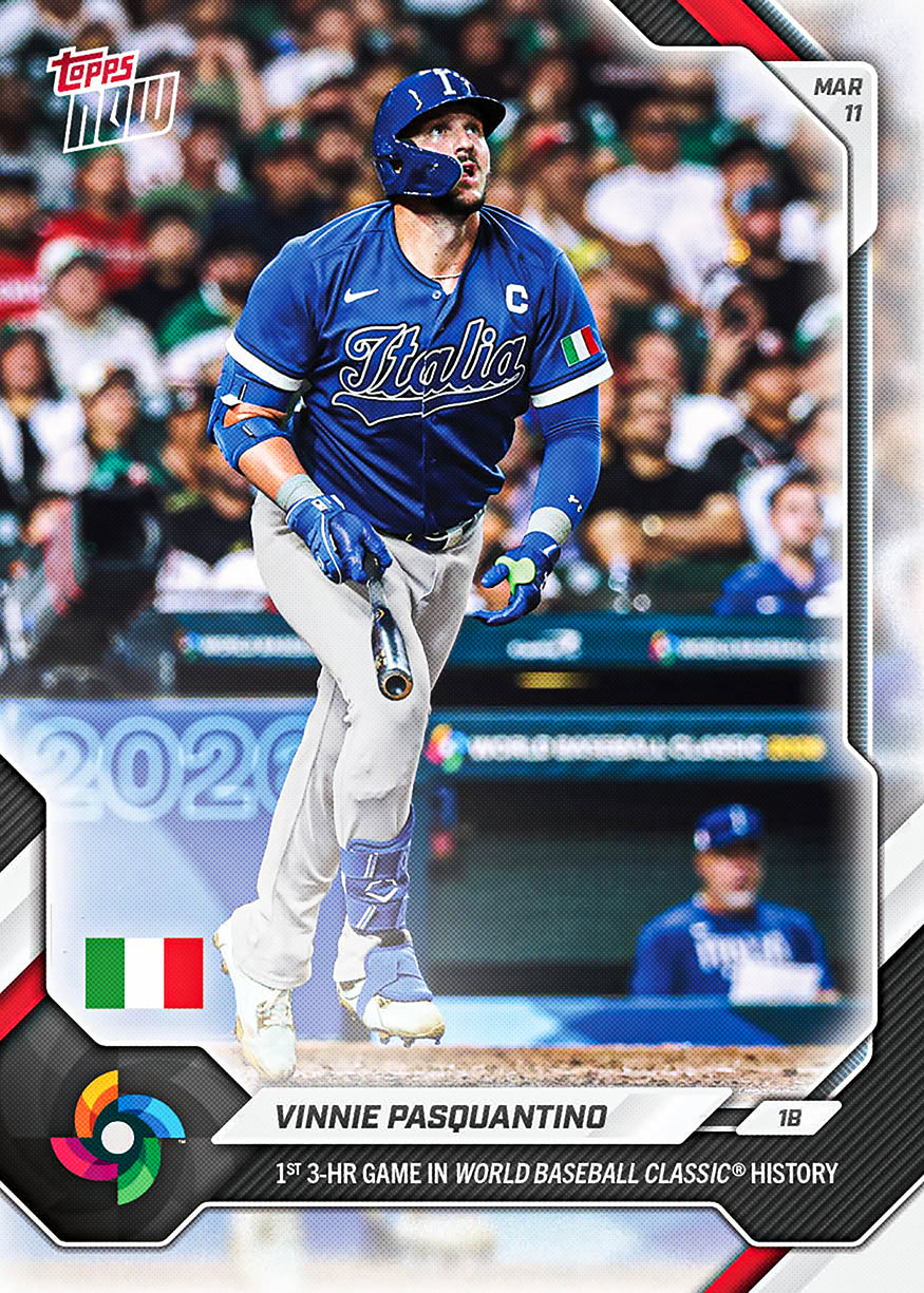 Vinnie Pasquantino - 2026 World Baseball Classic Topps NOW - Card 24 - PR: 3107