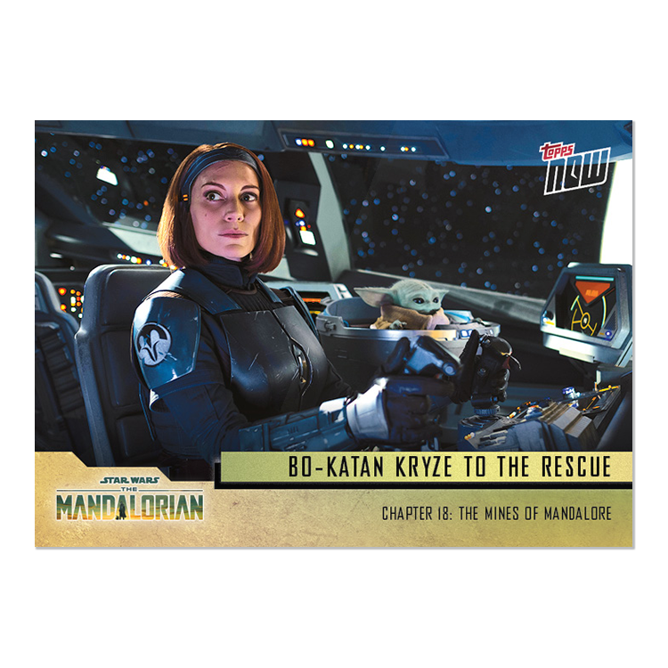2023 TOPPS NOW Star Wars: The Mandalorian Season 3 Episode 2 - 5 Card Set - PR: 829 - Image 5