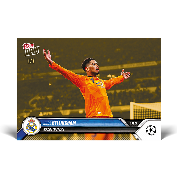Jude Bellingham - Wins it at the death - 24/25 UCL Topps NOW Card 95 - PR: 1506 - Image 3