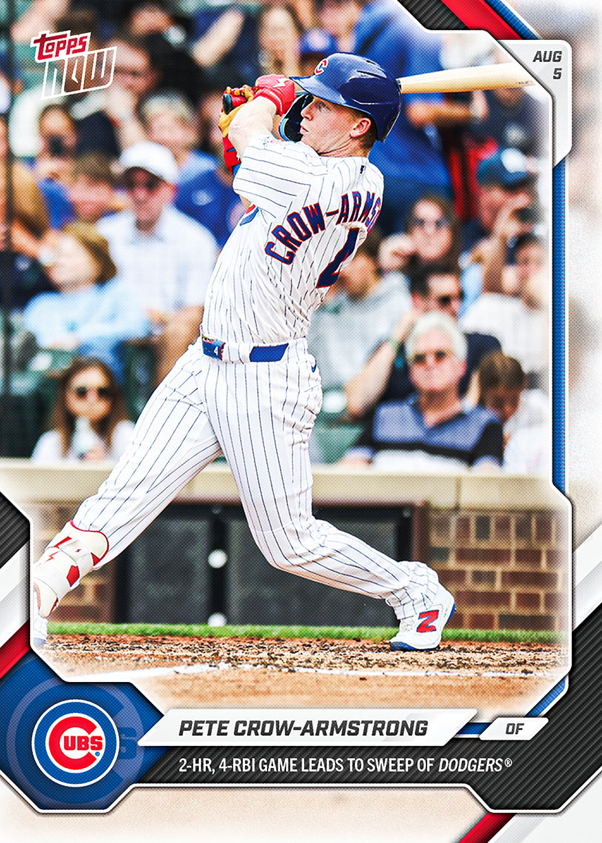 Pete Crow-Armstrong - 2026 MLB Topps NOW - Card 523 - PR: 2633
