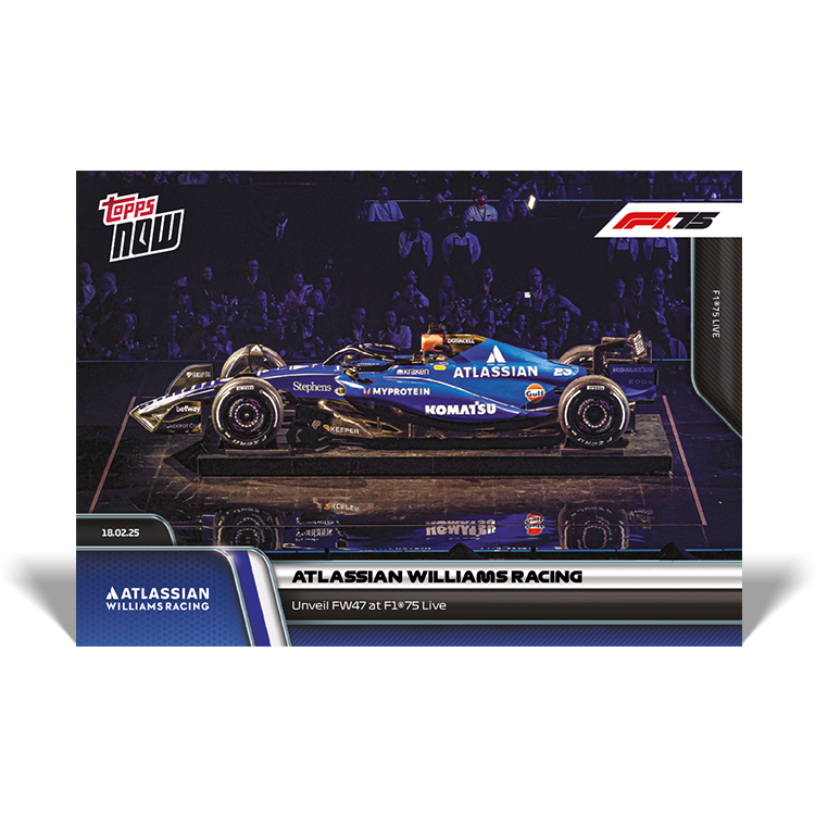 Atlassian Williams Racing - 2025 Formula 1 Topps NOW - Card 9 - PR: 581