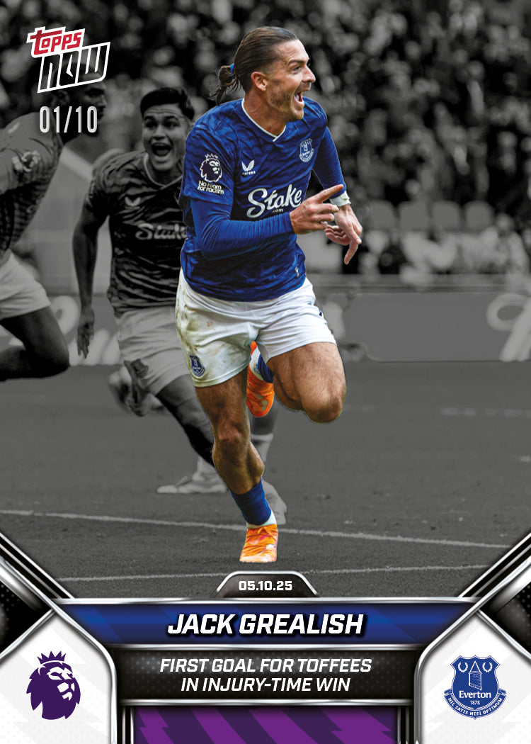 Jack Grealish - 2025-26 Premier League Topps NOW - Card 33 - PR: 405 - Image 4