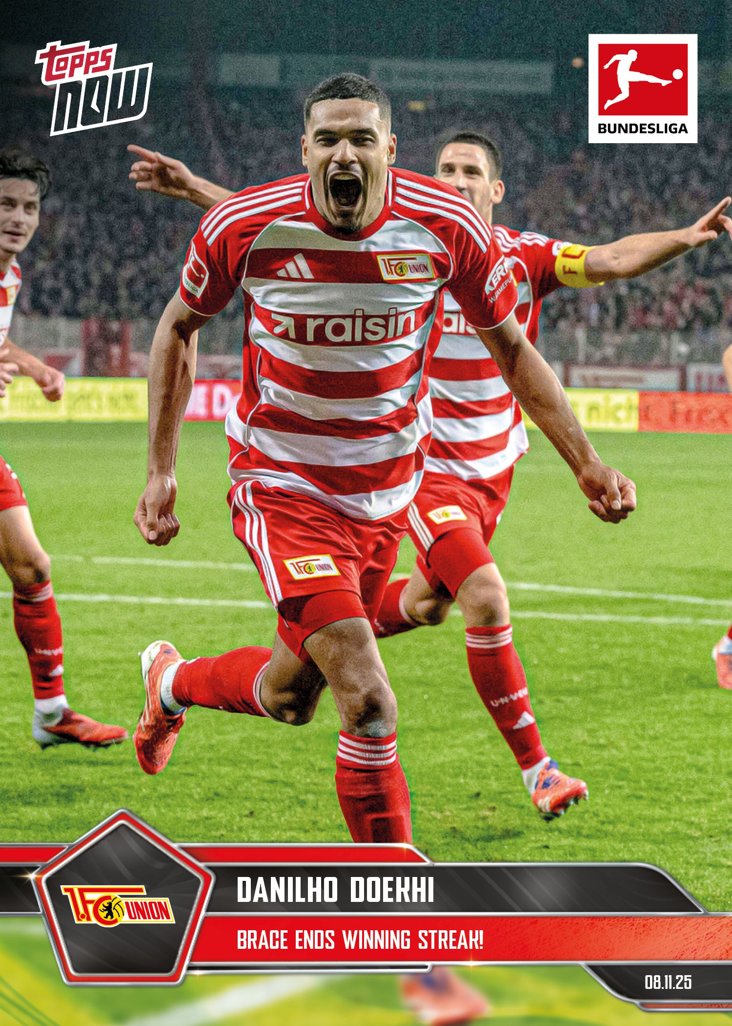 Danilho Doekhi - 2025-26 Bundesliga Topps NOW - Card 58 - PR: 166