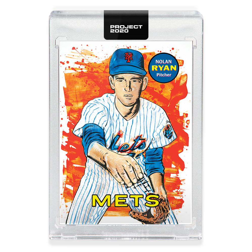 Topps PROJECT 2020 Card 18 - 1969 Nolan Ryan by Blake Jamieson - Print Run: 2623
