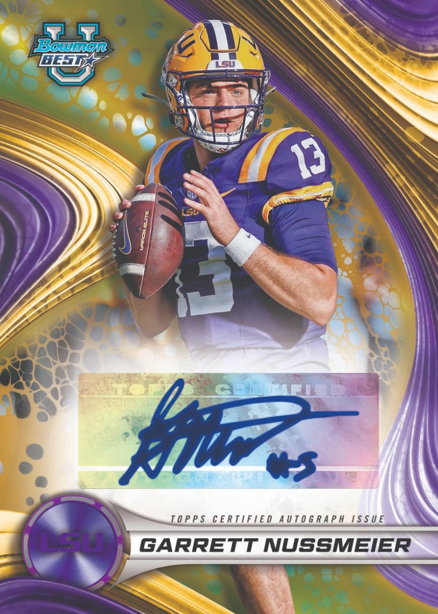 Alternative view of 2024 Bowman University Best Football - Hobby Box - Pre-Order