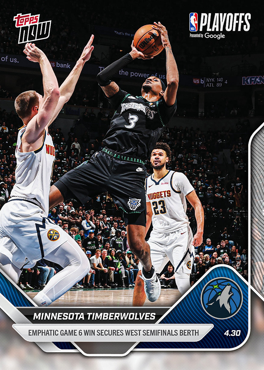 Minnesota Timberwolves - 2025-26 NBA Topps NOW - Card 286 - PR: 763
