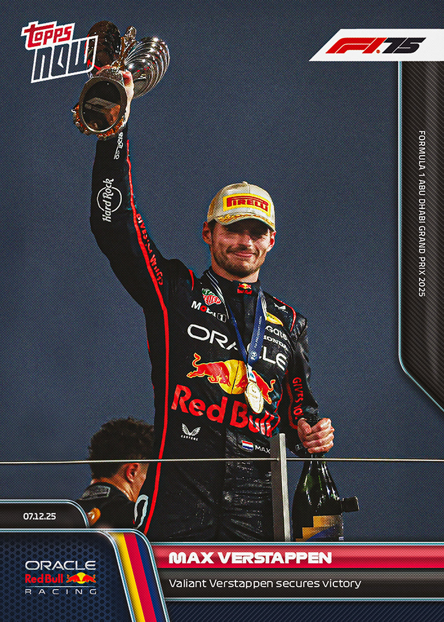 Max Verstappen - 2025 Formula 1 Topps NOW - Card 88 - PR: 3257